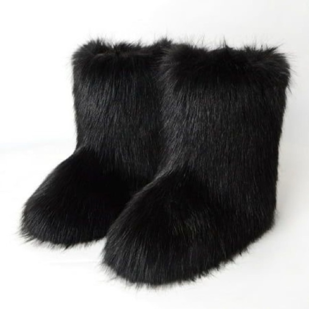 Furry boots